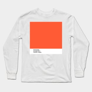 pantone 16-1462 TCX Golden Poppy Long Sleeve T-Shirt